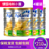 4罐装 澳洲爱他美Aptamil白金版2段二段婴儿奶粉有一三四段