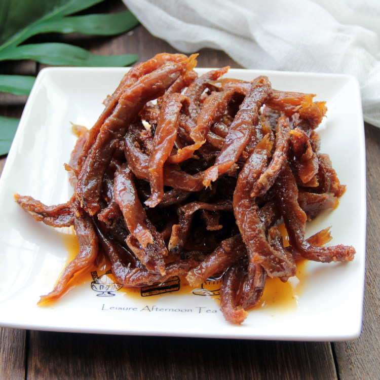 香酥海泥鳅小鱼干下酒菜即食酒店特色菜食材饭店凉菜小吃冷盘美食