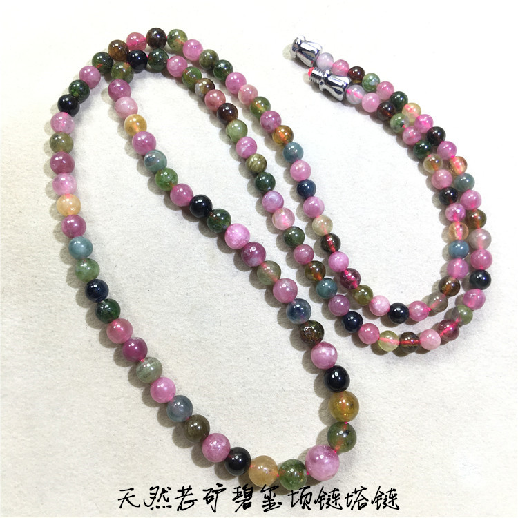 天然老礦碧玺項鏈塔鏈老坑料碧玺項鏈女款 塔鏈 濃豔水潤禮物在類目 飾品/流行首飾/時尚飾品新, 項鍊中 - 來自Buy2taobao.com提供專業的淘寶代購服務
