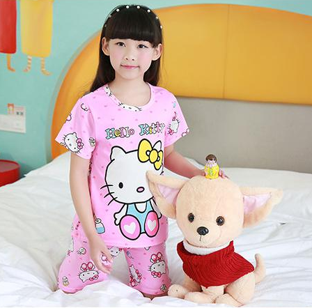 儿童睡衣夏季男童短袖薄款小孩宝宝纯棉夏装中大童夏天家居服套装在类目 童装/婴儿装/亲子装, 儿童家居服, 家居服套装中 - 来自Buy2taobao.com提供专业的淘宝代购服务