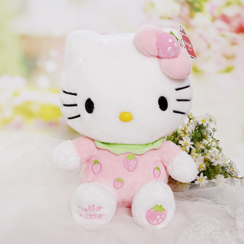 hellokitty拥抱水果KT猫公仔凯蒂猫毛绒玩具布娃娃生日礼物在类目 玩具/童车/益智/积木/模型, 毛绒布艺类玩具中 - 来自Buy2taobao.com提供专业的淘宝代购服务