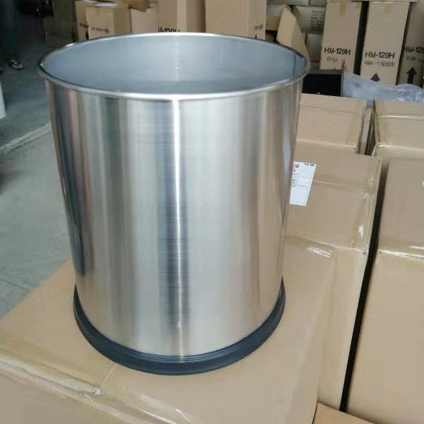 单层不锈钢垃圾桶宾馆酒店ktv单层烤漆客房桶圆形金属桶订制款