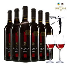 澳洲红酒 麦格根/曼克根(McGUIGAN) 黑牌西拉干红葡萄整箱6瓶装