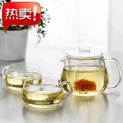 耐热玻璃茶具花茶壶透明过滤花果茶具果茶具玻璃整套花草茶具套装