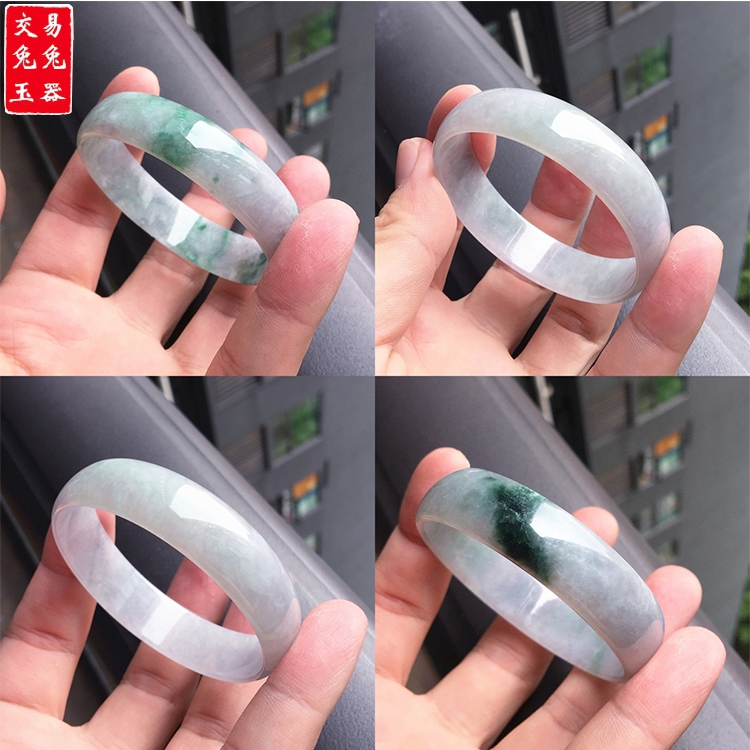 缅甸冰糯种翡翠中福飘花手镯 冰阳绿飘花小尺寸手环 飘绿玉手环在类目 珠宝/钻石/翡翠/黄金, 其他天然玉石, 手饰中 - 来自Buy2taobao.com提供专业的淘宝代购服务