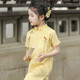 女童旗袍中国风汉服夏季薄款复古连衣裙儿童新中式唐装礼服高级感