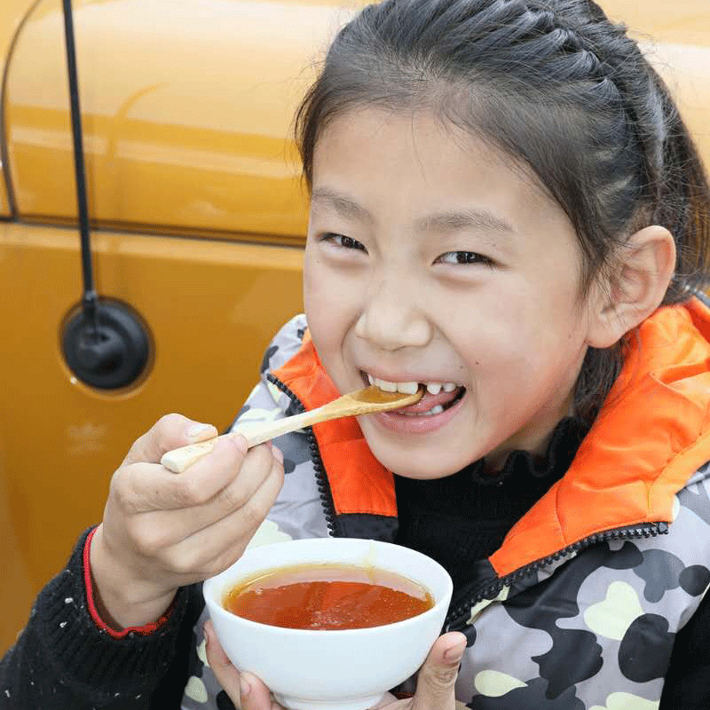 土蜂蜜鹮乡蜜语土蜂蜜秦岭农家百花蜜一年一次结晶棒棒蜜