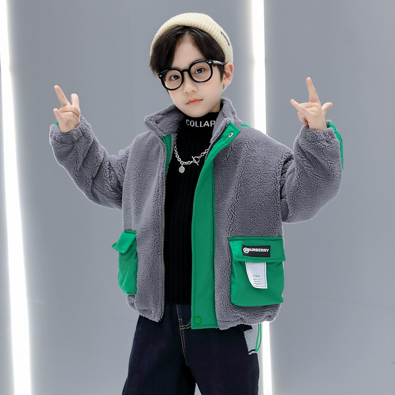 男童二棉外套潮款
