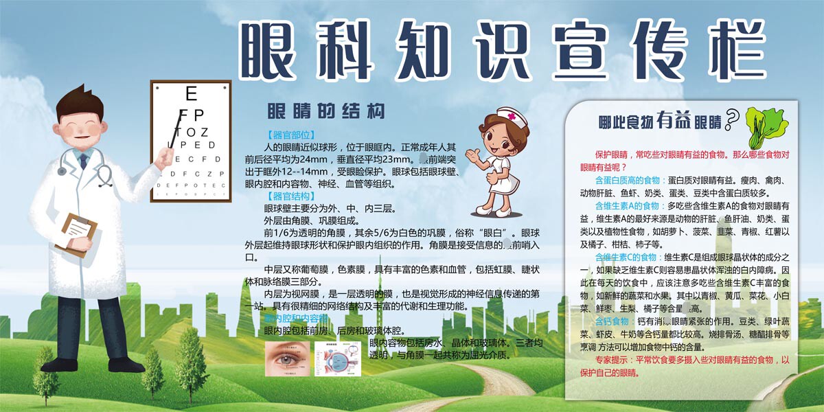 眼睛m768医院眼科知识宣传栏结构哪些食物有益写真