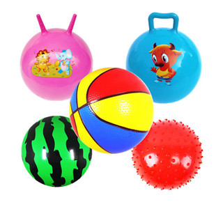 球儿童玩具宝宝小皮球弹力球幼儿园专用球类玩具婴儿西瓜球拍拍球