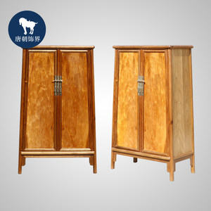 唐朝饰界 楠木生香 明式圆角小面条柜 小立柜 玄关柜 金丝楠家具
