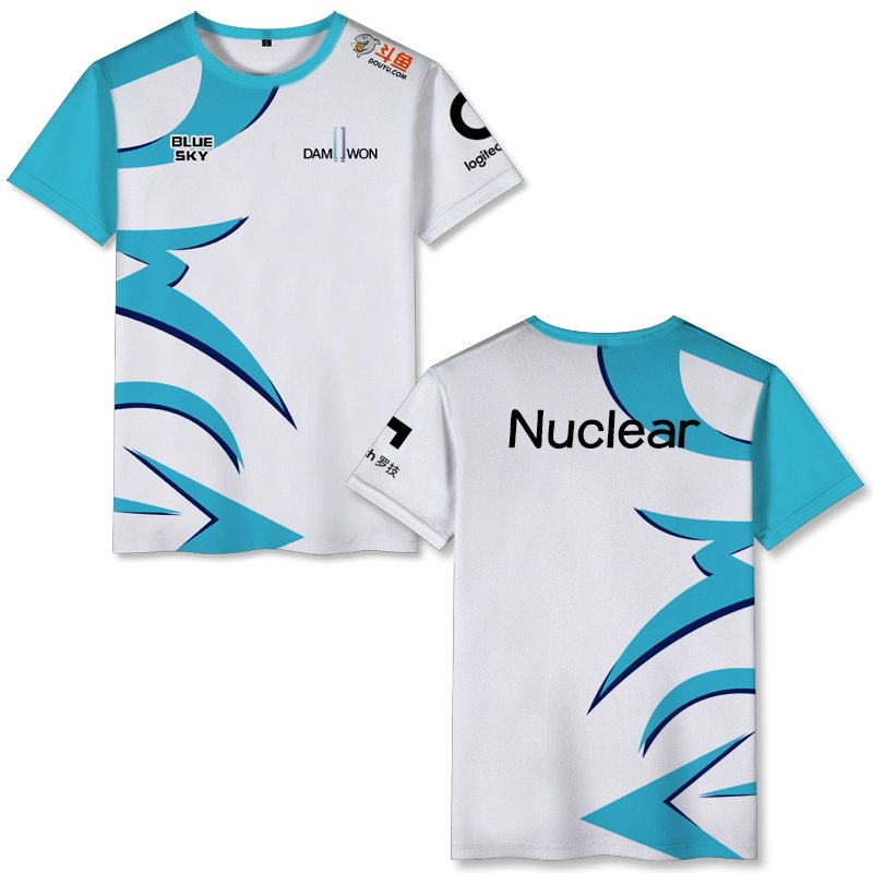 dwg战队队服联盟lol比赛服短袖t恤lpl出征服s10周边夏季应援衣服