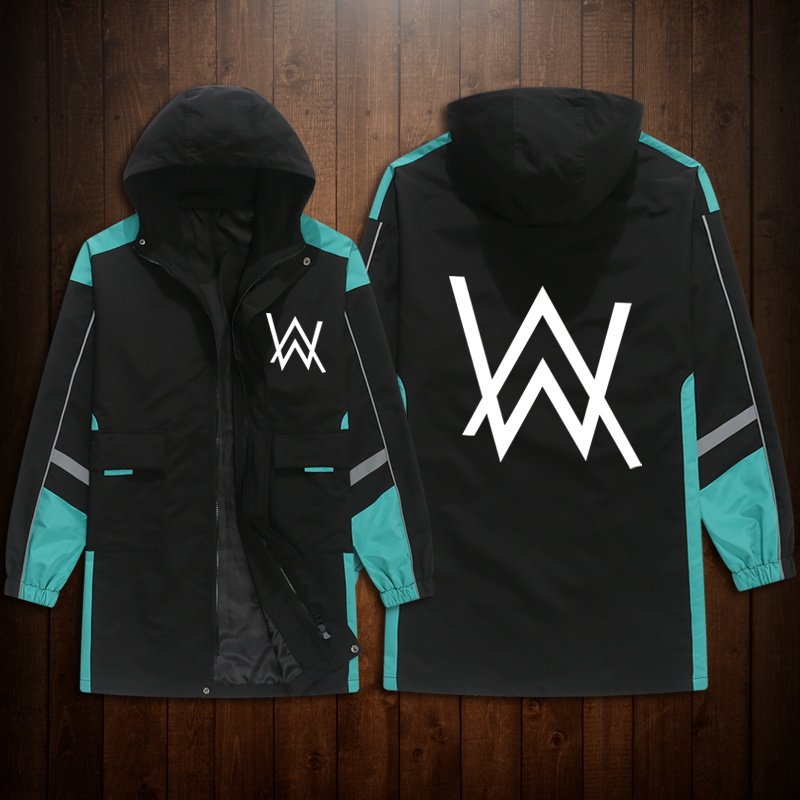 alanwalker艾伦沃克同款faded电音dj风衣服青年夹克大码外套学生