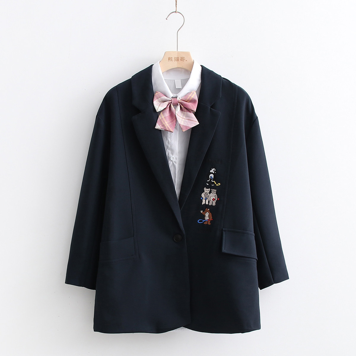 少女—西装>江苏 苏州熊猫哥外贸森女风女装/女士精品西装更新时间