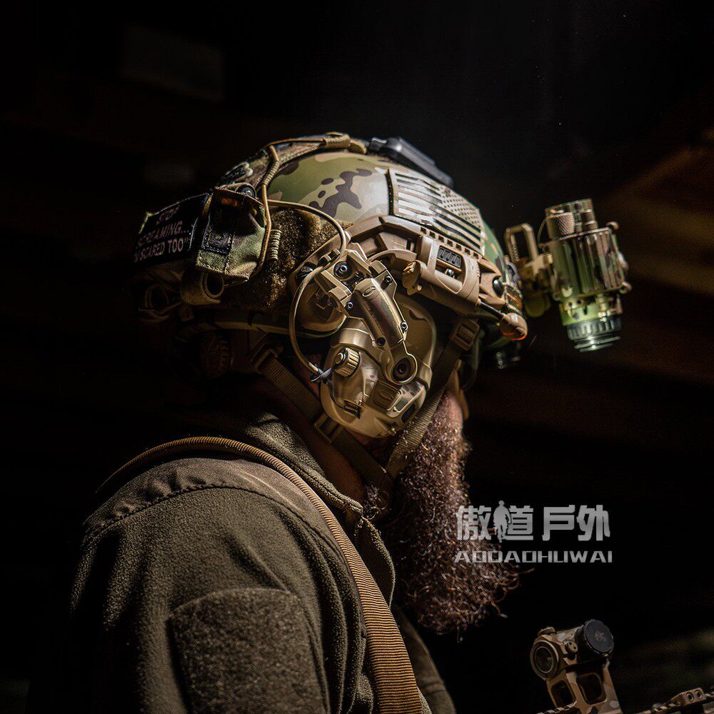 fcs研发fma ops风格amp战术通信射击拾音降噪耳机带麦转接线