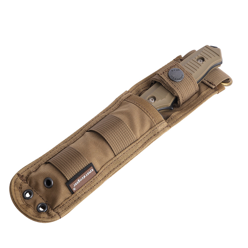 刀鞘_爱默生emerson户外活动多功能救生刀 战术刀鞘 防割刀套 含保护