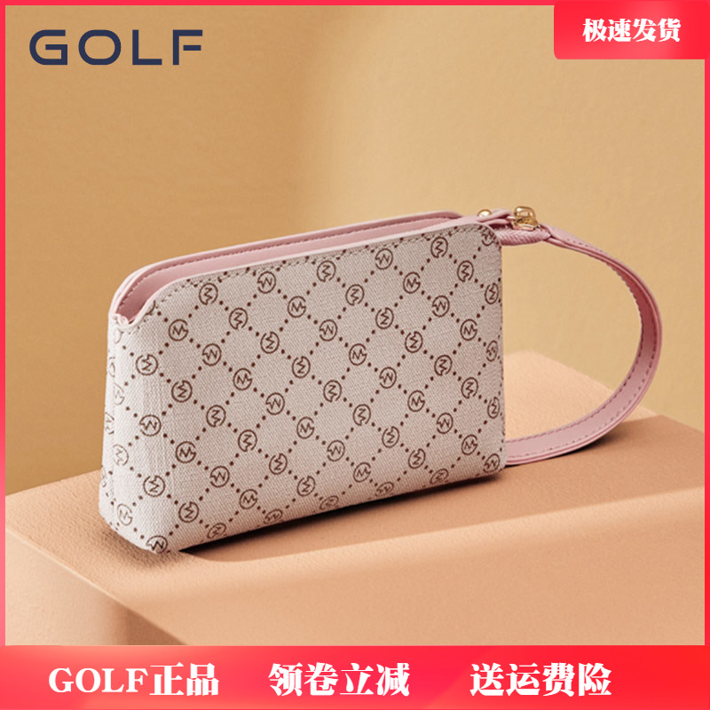 GOLF/GOLF经典老花手拿包复