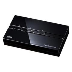 日本SANWA高清HDMI手动切换器 分配器 高清分频器 3进1出分屏器