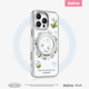 铃兰白兔适用苹果16Promax手机壳新款iPhone15Pro磁吸带支架保护套支点ip14可爱高级感好看的13pm全包网红女