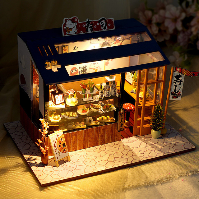 小木屋食玩店铺系列diy小屋可爱创