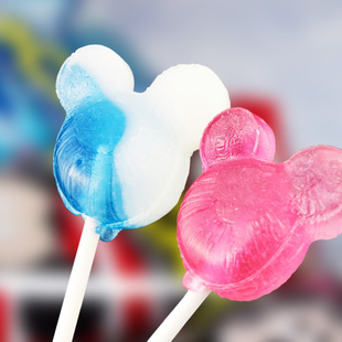 日本glico格力高棒棒糖 固力果米奇头水果味糖果 灵超同款迪士尼