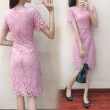 Foreign trade Clearance Special Offer Summer wear new pattern Women's wear Korean Edition temperament Self cultivation Show thin Short sleeve Primer Dress Foreign trade Clearance Special Offer Summer wear new pattern Women's wear Korean Edition temperament Self cultivation Show thin Short sleeve Primer Dress