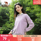 骆驼圆领卫衣女 2024春季新款套头纯色百搭宽松休闲运动服长袖T恤