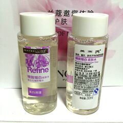 18年新款 美宝莲 精致细白柔肤水30ml 爽肤水 美白 保湿 正品中样