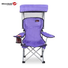我飞 儿童遮阳椅 户外折叠休闲椅 沙滩 野餐椅 防紫外线 带储物袋