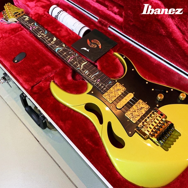 新款依班娜ibanez电吉他pia3761双摇24品steve vai签名款7v升级版