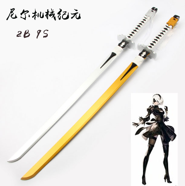 cos_steam游戏周边 尼尔机械纪元cos 2b小姐姐cos刀白之契约刀 9s武器