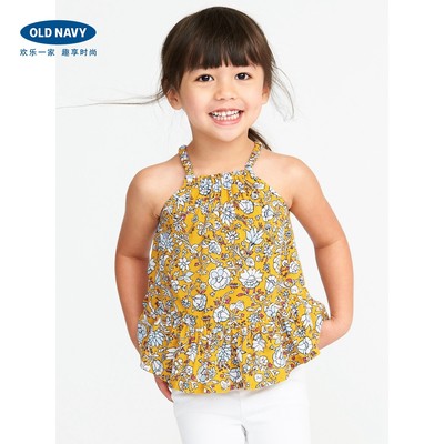 Old Navy 老海军 218810 女幼童 碎花吊带背心 39元包邮