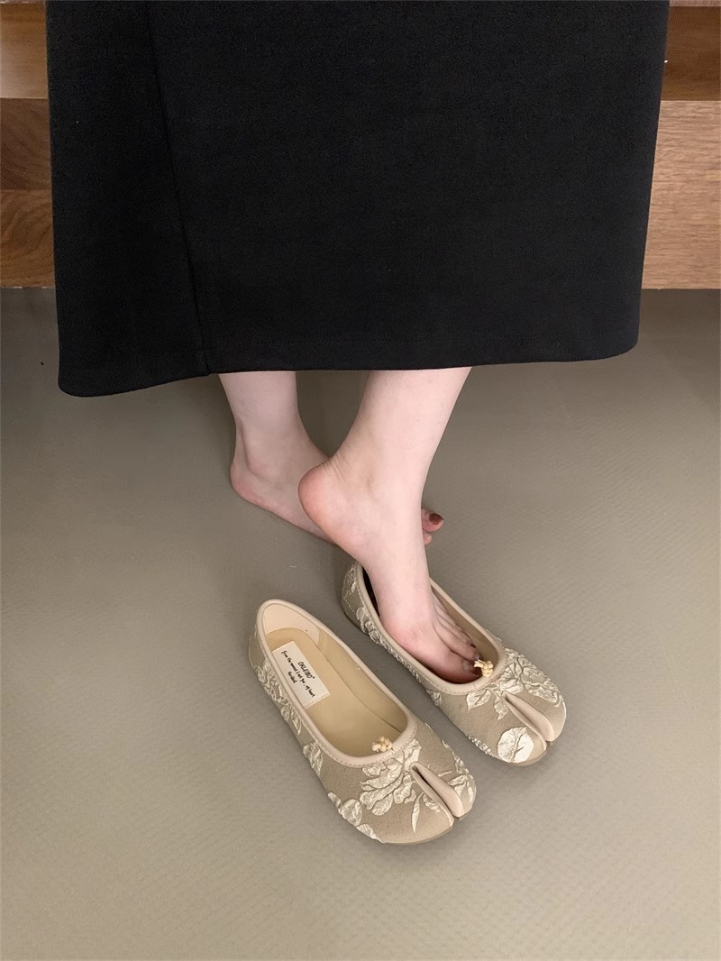 法式复古新中式国风单鞋女鞋2024