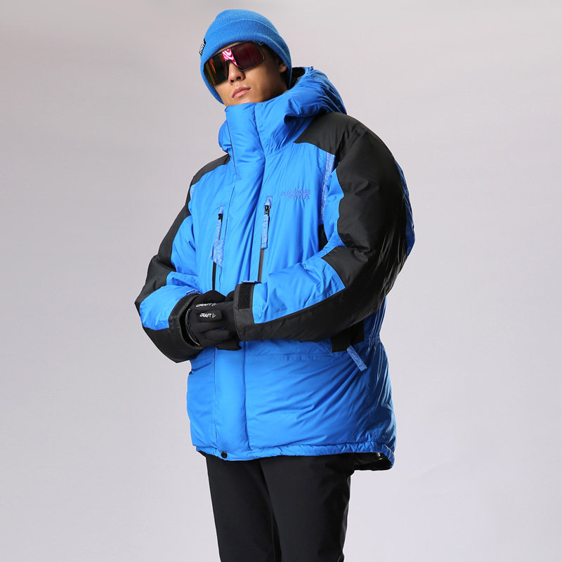 runningriver奔流户外男式登山防风保暖防水透气加厚羽绒服b7086