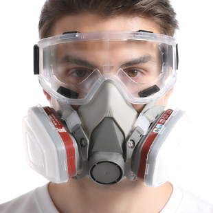 防尘防毒面罩高达模型喷漆打磨制作工具呼吸防护罩全脸防尘面罩