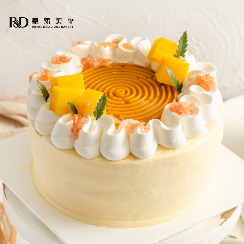 皇家美孚芒芒如海蛋糕青岛市区部分地区免费配送到家