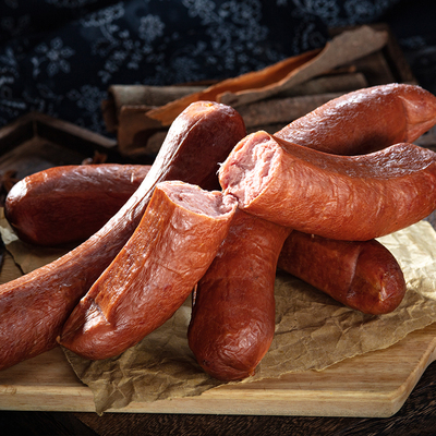 哈义利牛肉红肠400g正宗哈尔滨红肠蒜香瘦肉即食东北红肠特产小吃