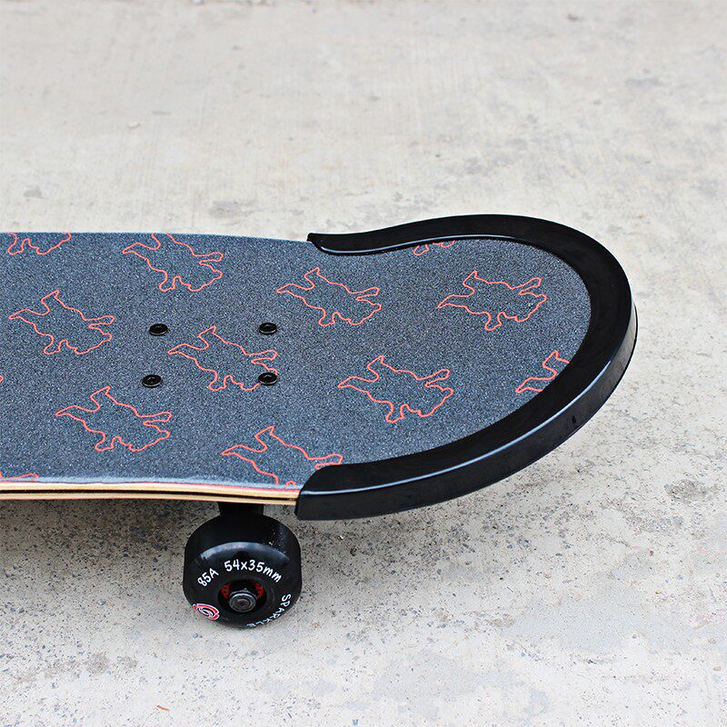 特价u型滑板_零点滑板 双翘滑板护边 滑板板头加厚保护套 u型滑板防撞