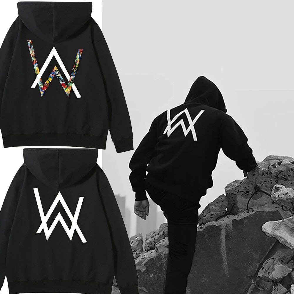 alanwalker艾伦沃克同款卫衣外套连帽衣服秋冬加绒套头男运动上衣
