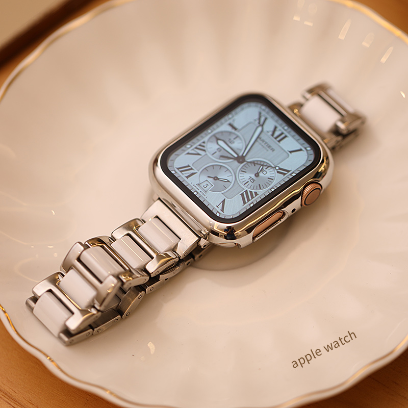 星图适用苹果陶瓷手表带applew