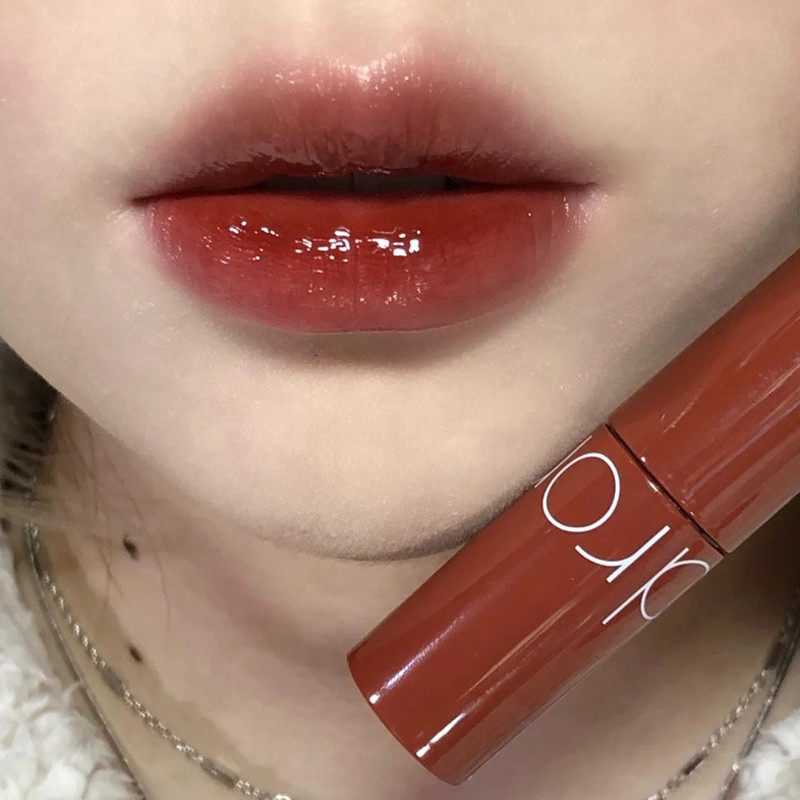 romand唇釉果汁20奶茶色13口红镜面水光学生化妆玻璃唇正品remond