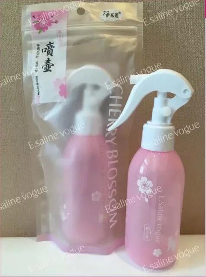 伊采莲 樱花系塑料喷壶 雾化喷瓶分妆瓶150ML  YC-KP66两个起包邮