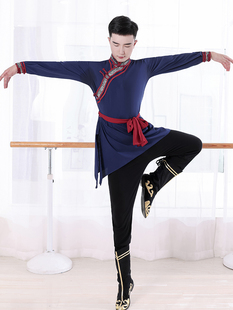 蒙古男女新款舞台表演上衣艺考舞蹈演出服装蒙古练功服民族蒙族舞