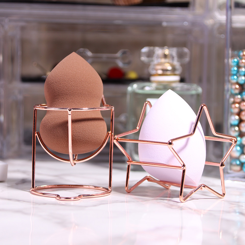 彩妆蛋架_ins风美妆蛋收纳架子葫芦水滴海绵彩妆蛋粉扑晾晒架化妆棉蛋