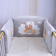 Children's stitching bed bed surround anti-collision one piece cotton removable and washable baby bedding crib surround 1.8