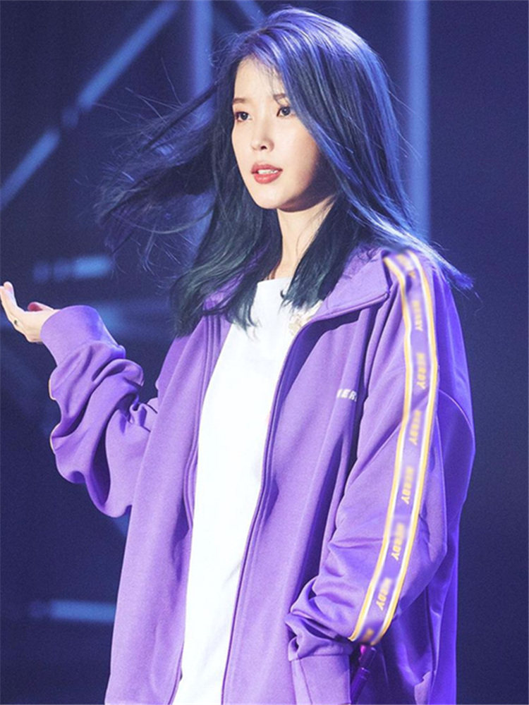 盐系炸街宽松运动服套装女秋季新款iu明星同款宽松休闲两件套学生