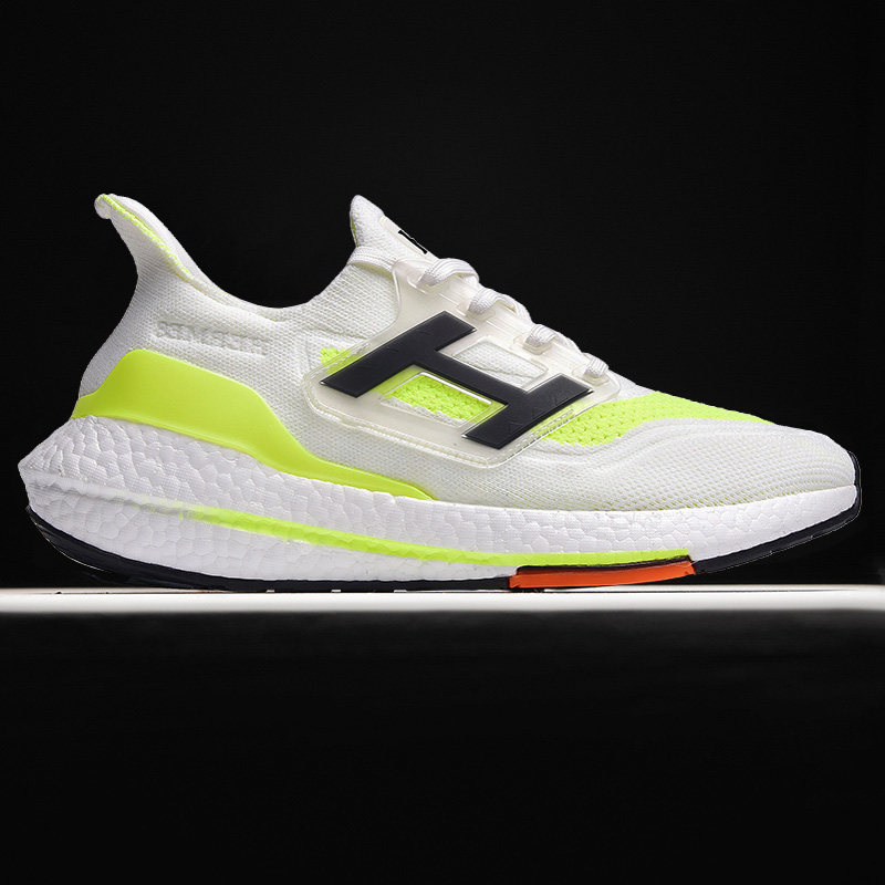 夏季透气爆米花运动男鞋莆田系boost跑鞋女ub21超轻便减震跑步鞋