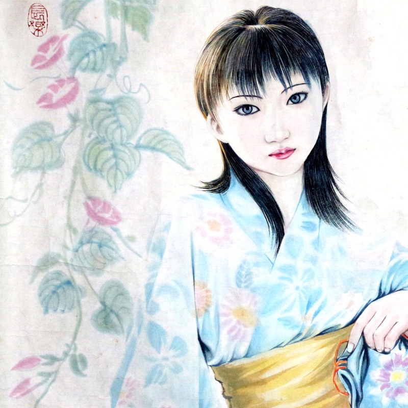 董小岩《花样青春》辽宁省美术家协会 深德艺术