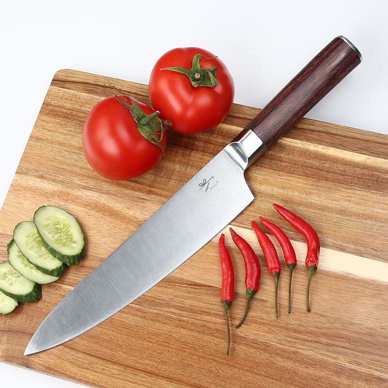 德国钼钒钢8寸西式厨师刀切片刀刺身刀西餐刀寿司刀切肉刀鱼生刀_2