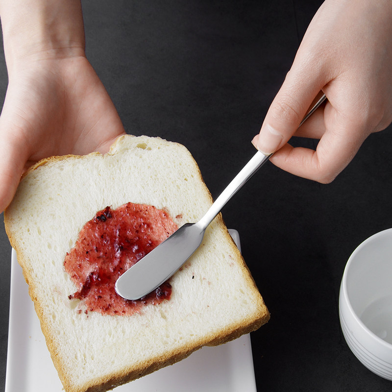 优思居 不锈钢抹酱刀牛油刀黄油切刀 家用西餐刀具甜品刀果酱抹刀